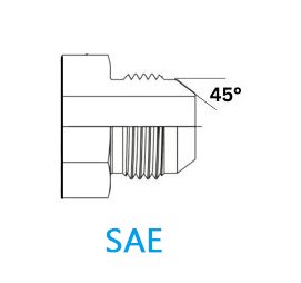 SAE 45 degree flare fittings