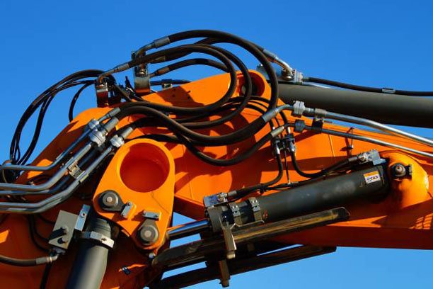 hydraulic system of a heavy construction machine