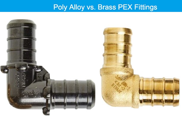 Poly Alloy vs. Brass PEX Fittings