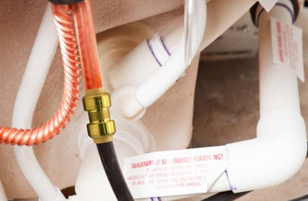 Sharkbite application on water pipe