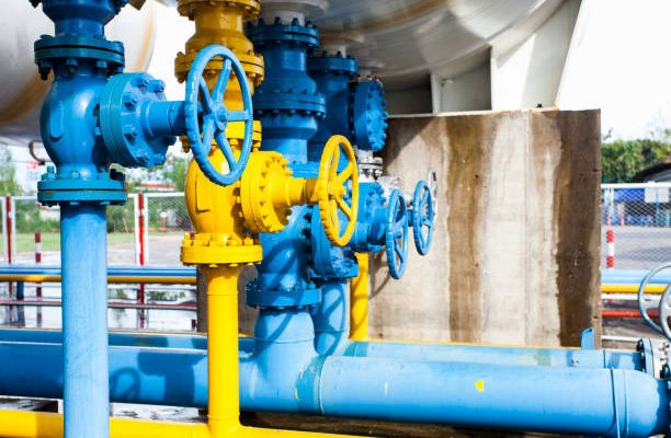 Control Valves at gas plant